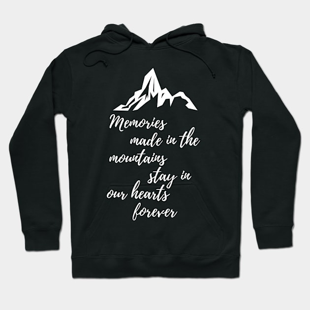 Mountains Hiking Hoodie by Johnny_Sk3tch